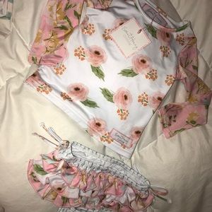 2t NWT sweethoney rash guard swim suit